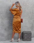 Estelle️ - One shoulder-kjole i satin