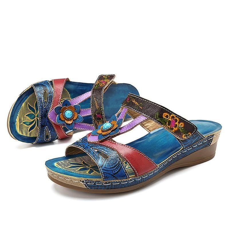 Mila - Støttende farverige sandaler