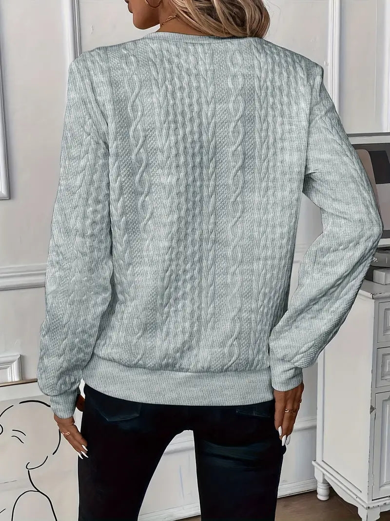 Sanne - Sweater med lynlås