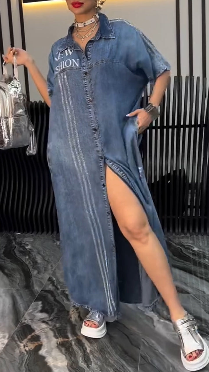 Fiora - Denimkjole til damer