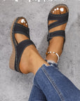 Serilda - Elegant sandal med hæl og justerbar rem