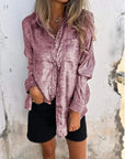 Linda - Bluse i ruskindslook
