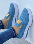 Nella - Komfortable ortopædiske sko med casual slip-on-plateau til kvinder