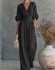 Avelissea - Jumpsuit til kvinder med V-hals