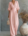 Avelissea - Jumpsuit til kvinder med V-hals