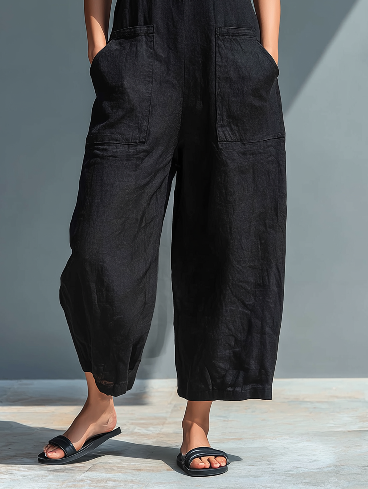 Soraya - Rummelig ærmeløs jumpsuit til kvinder