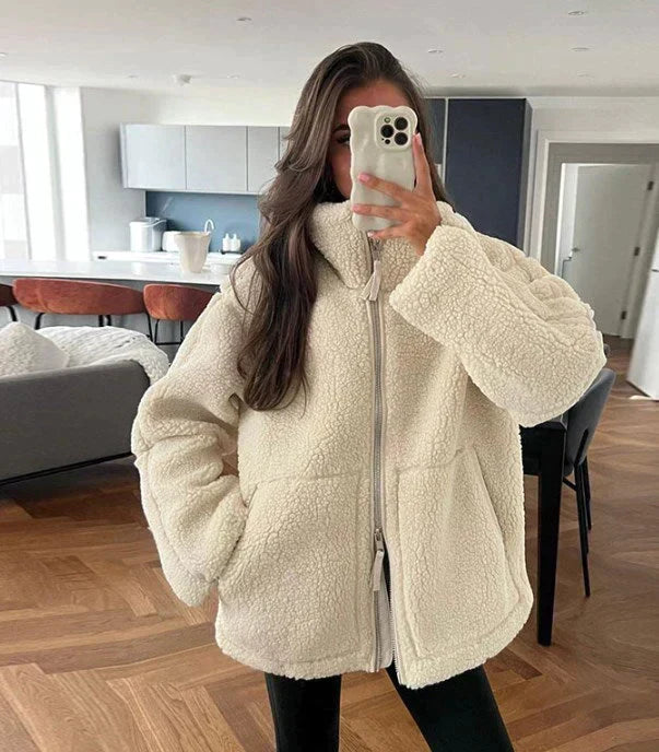 Pixie - Luksuriøs premium teddyjakke