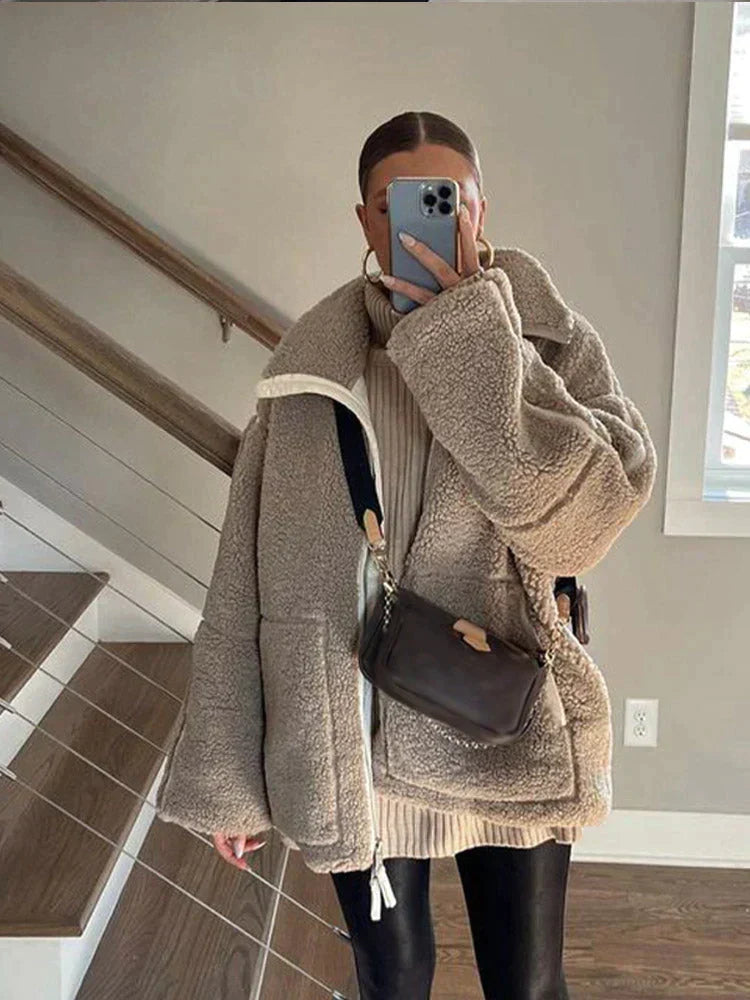 Pixie - Luksuriøs premium teddyjakke