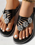 Olivia - Sandaler med diamantblomster