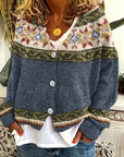 Ceralivra - Elegant strikket cardigan med vintagecharme