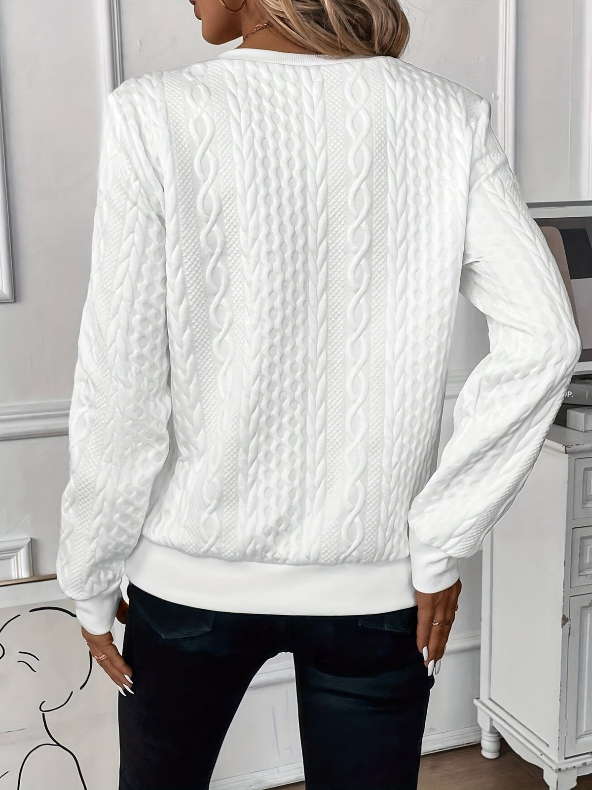 Sanne - Sweater med lynlås