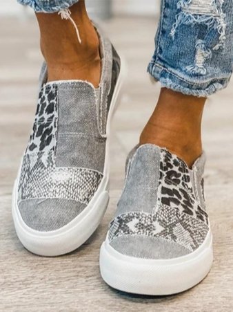 Yana - Trendy slip-on sneakers med smukt print