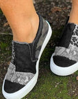 Yana - Trendy slip-on sneakers med smukt print