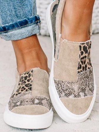 Yana - Trendy slip-on sneakers med smukt print