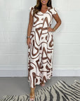 Adelinae Jumpsuit med elegant geometrisk print