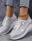 Pavrixa - Sneakers til damer med forstærket komfort, lynlås i siden og moderne stil