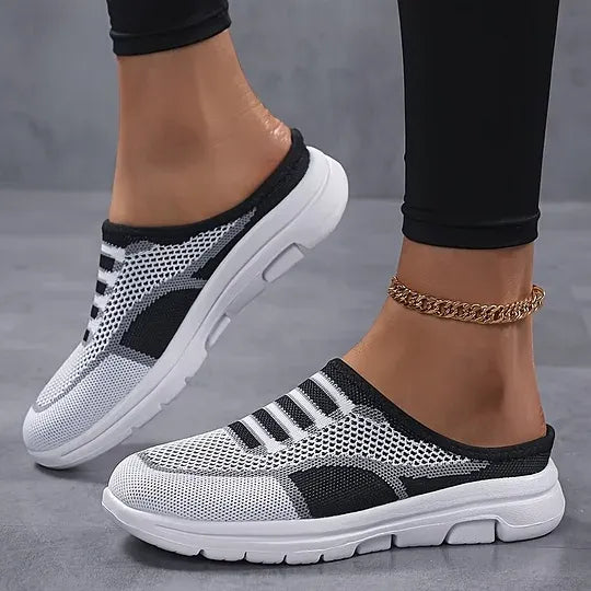 Ilythra - Ultralette slip-on sko til damer i åndbar mesh