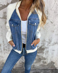 Hilda- Moderne jakke med denim