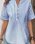 Liva - Stribet bluse