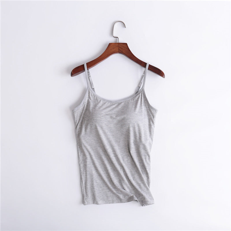 Monica - Tanktop med indbygget bh