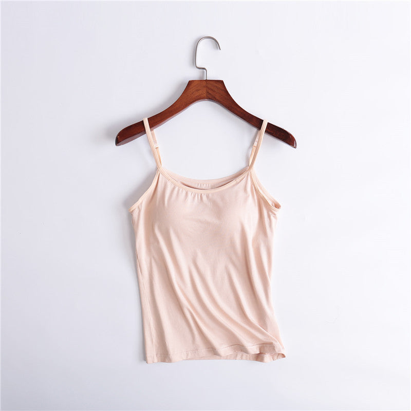 Monica - Tanktop med indbygget bh
