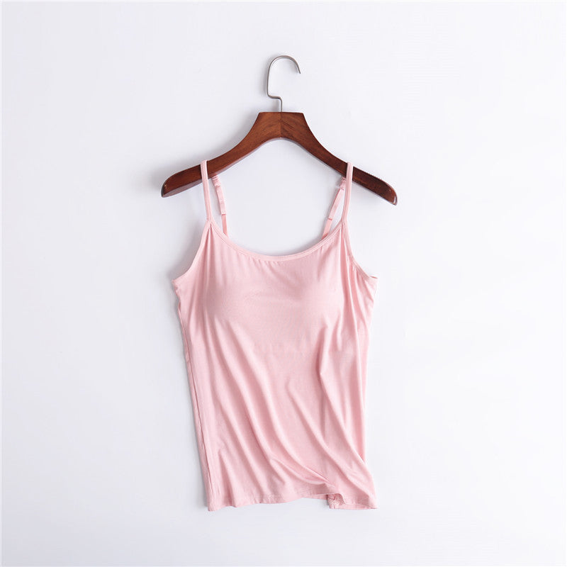 Monica - Tanktop med indbygget bh