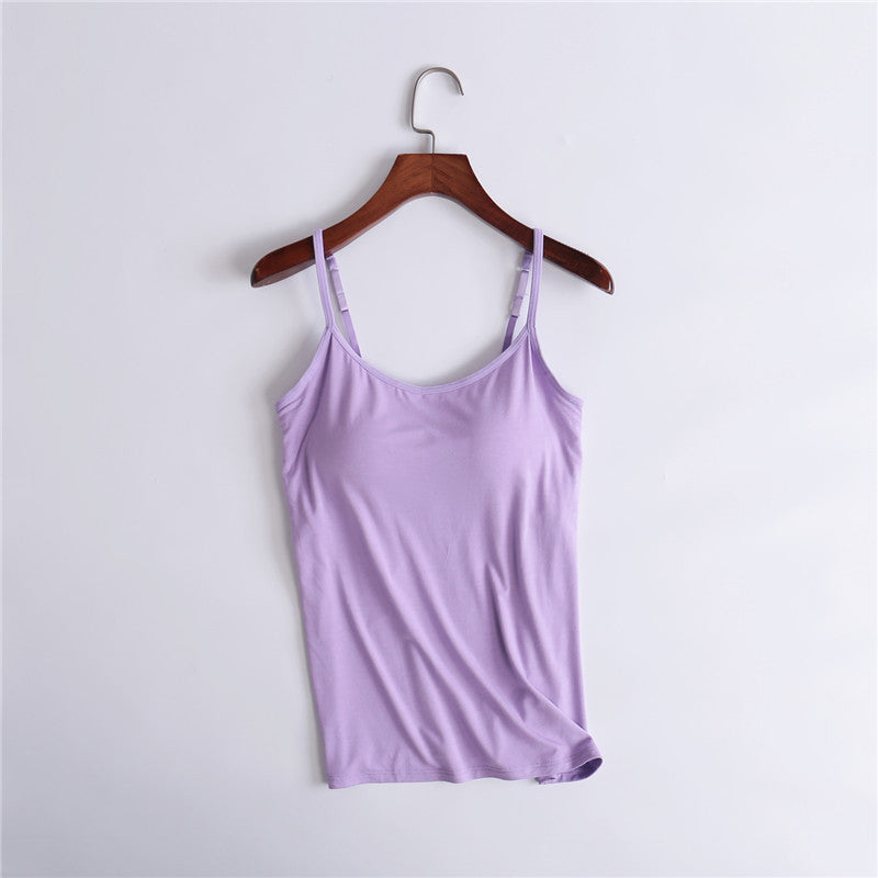 Monica - Tanktop med indbygget bh