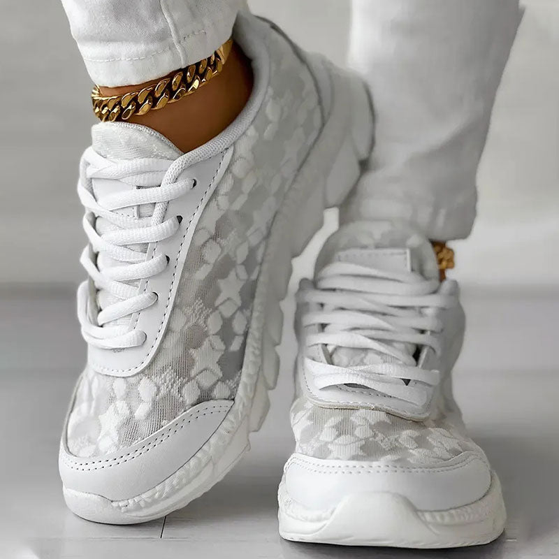 Nola - Komfortable hvide sneakers