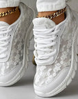 Nola - Komfortable hvide sneakers