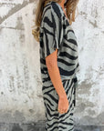 Alina - Todelt sæt med zebraprint til kvinder