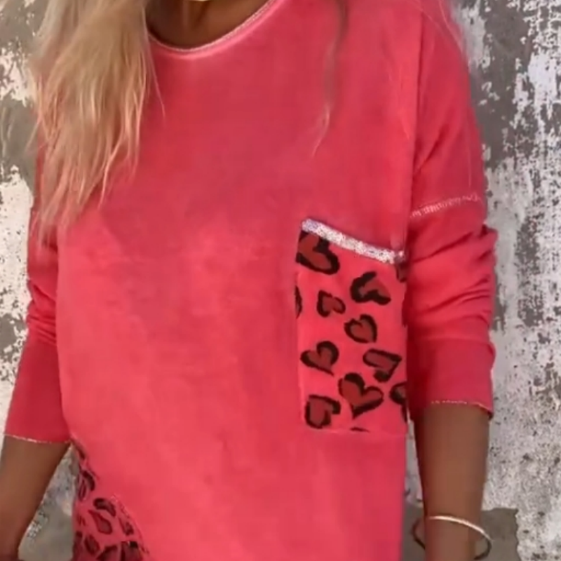 Jantje - Top til kvinder med fint print