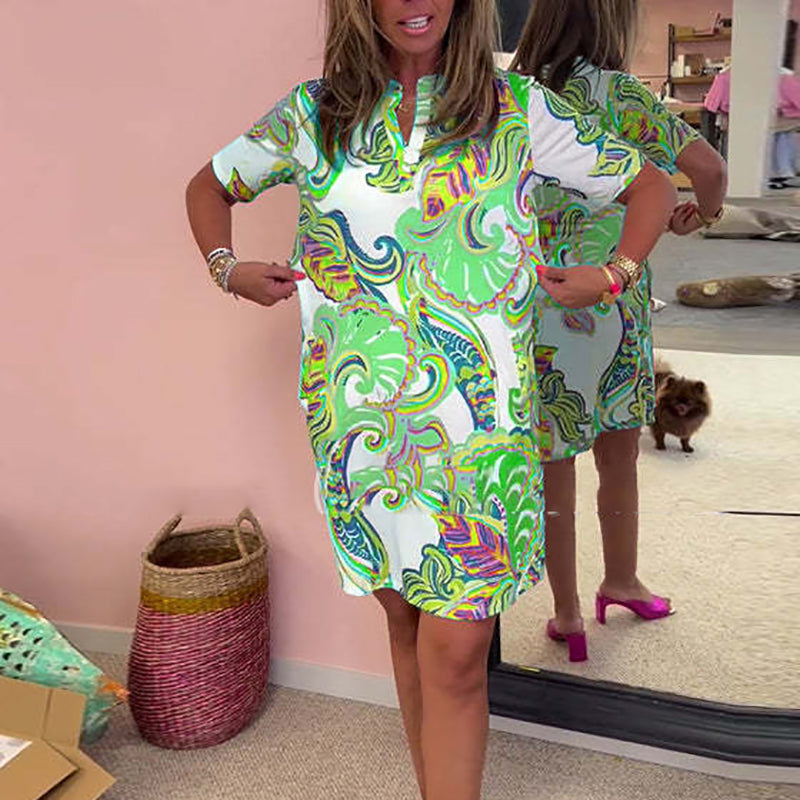 Gianna - Sommerkjole med smukt print