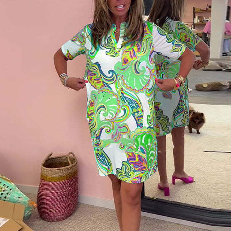 Gianna - Sommerkjole med smukt print