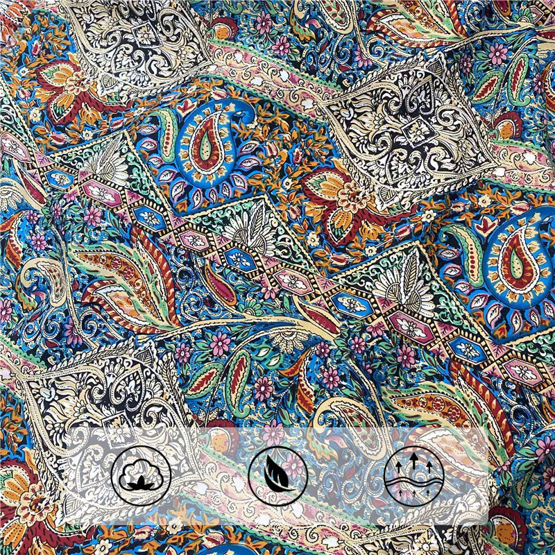 Esther - Elegant boho-kjole med V-hals og blomsterprint til damer