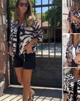 Hermione - Smuk jakke med zebraprint