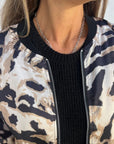 Hermione - Smuk jakke med zebraprint