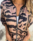 Hermione - Smuk jakke med zebraprint