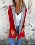 Poppy - Jakke med hætte i colorblock