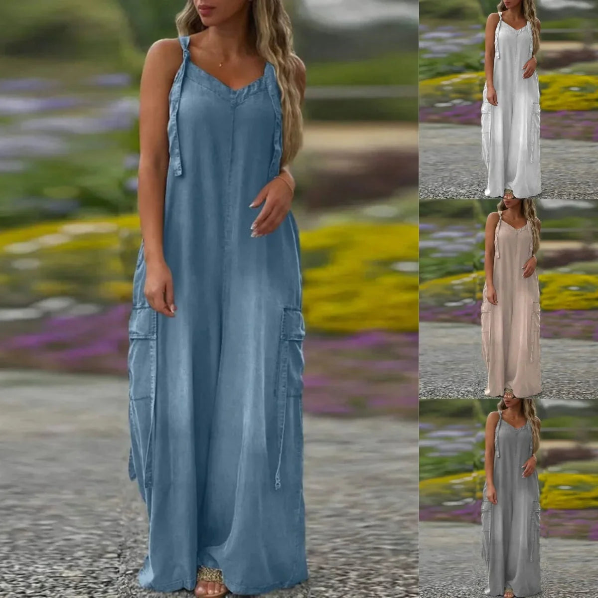 Olivelle - Smuk sommerjumpsuit