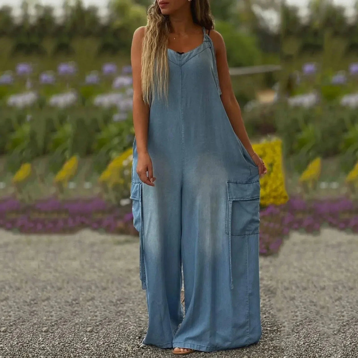 Olivelle - Smuk sommerjumpsuit