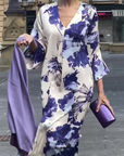 Ariadne - Elegant lilla maxikjole