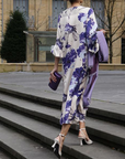 Ariadne - Elegant lilla maxikjole