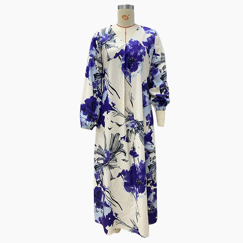 Ariadne - Elegant lilla maxikjole