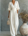 Avelissea - Jumpsuit til kvinder med V-hals