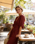Avelissea - Jumpsuit til kvinder med V-hals