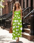 Dovellae - Jumpsuit til damer med tynde stropper, blomsterprint og vide ben til sommer